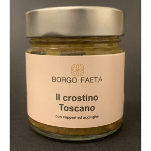 Il crostino Toscano con capperi ed acciughe