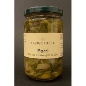 Porri sott'olio Extravergine di Oliva